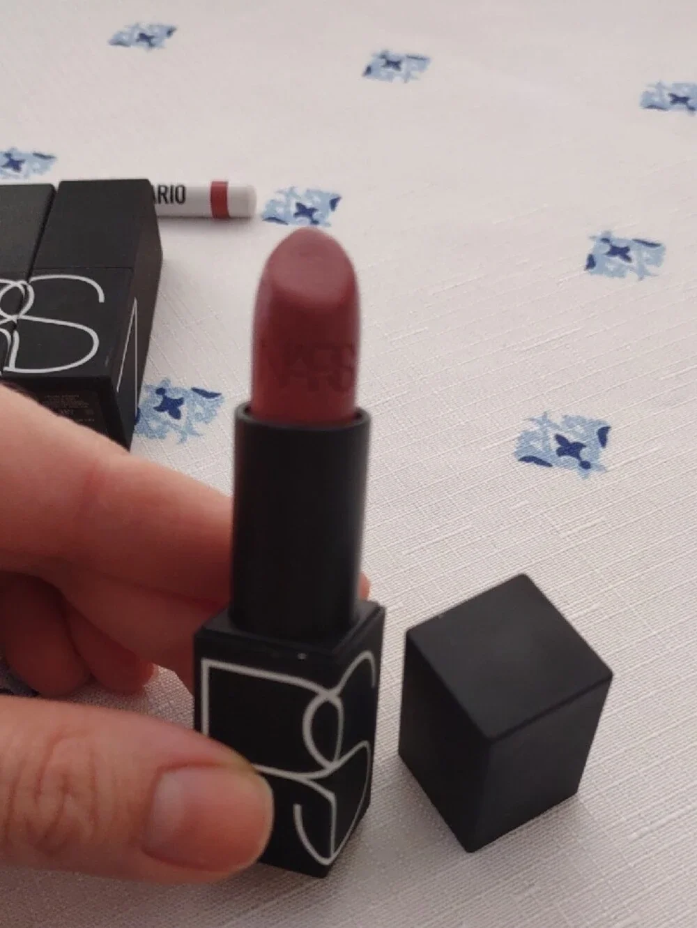 NARS Lipstick Set with  Lip Liner in Mauve By Mario